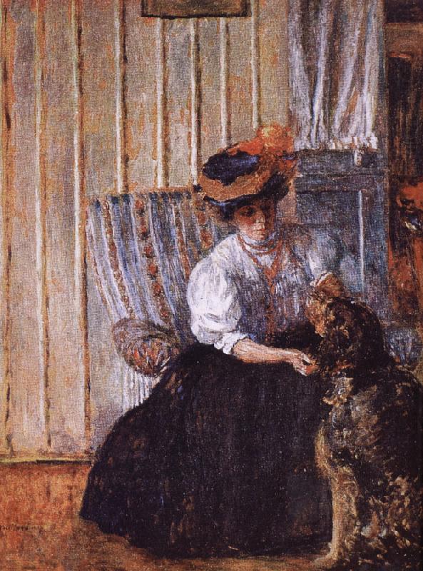 Edouard Vuillard Her dog china oil painting image